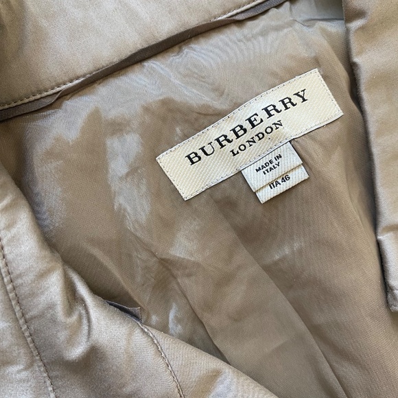Burberry Trench Dress Vest Tan Color Size IT46 Elegant Classy - Picture 4 of 7